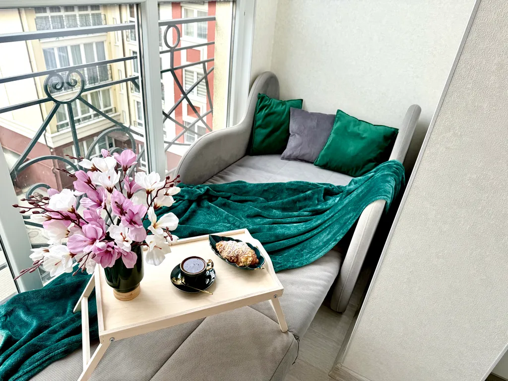 Квартира с видом на озеро