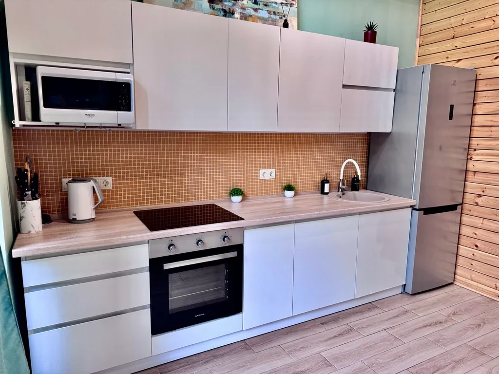 Дом Барнхаус Тихая сосна с баней и бассейном