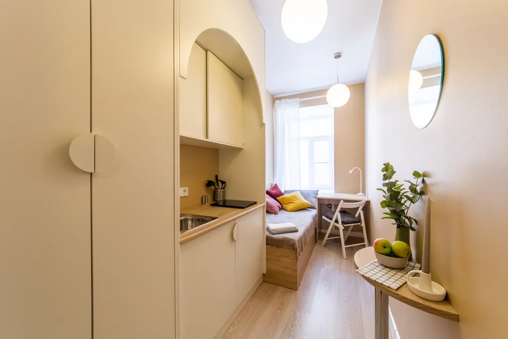 Квартира Комната с собственной мини-кухней Memento II — Санкт-Петербург