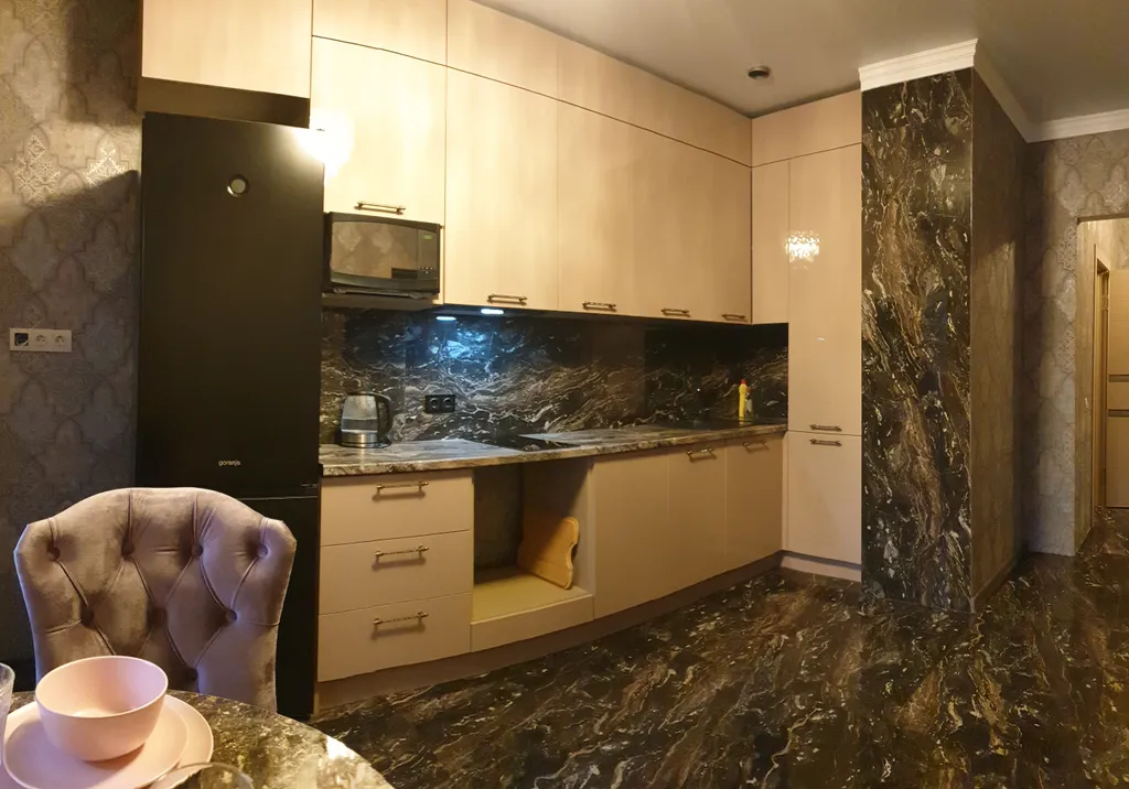 Квартира Стильная квартира с шикарным балконом и видом на бассейн — Геленджик