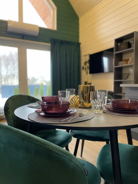 Новый современный дом с сауной в стиле барн хаус