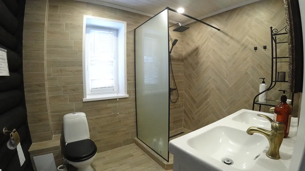 Большой стильный дом с панорамой на сосновый бор в 15км от НН с баней