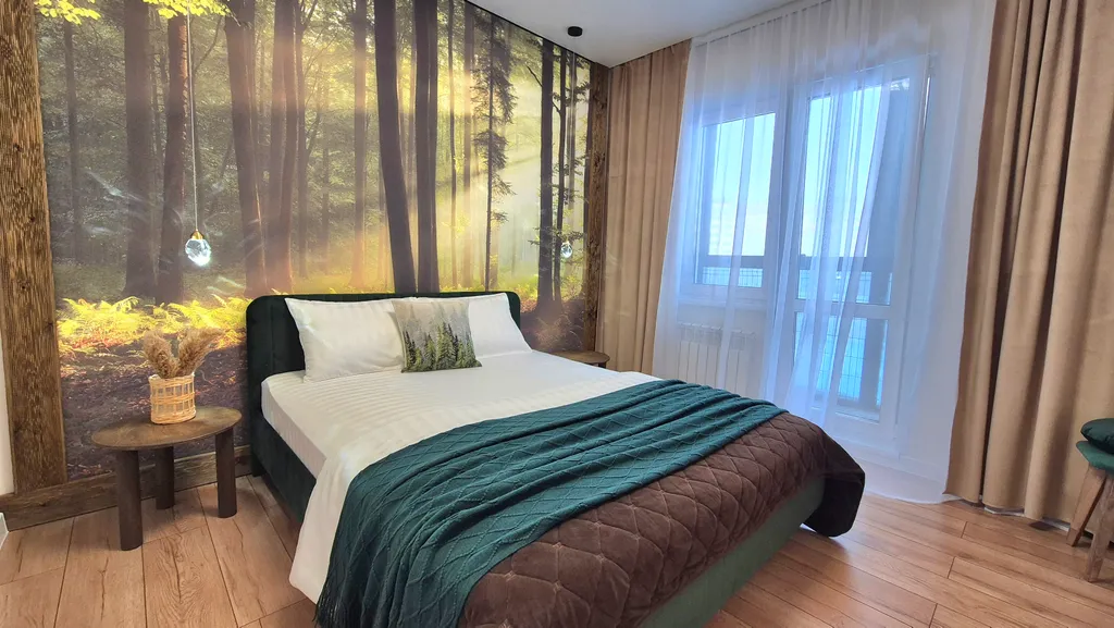 Квартира Тайга в новом ЖК рядом с ГЦ Кузбасс и КемГУ