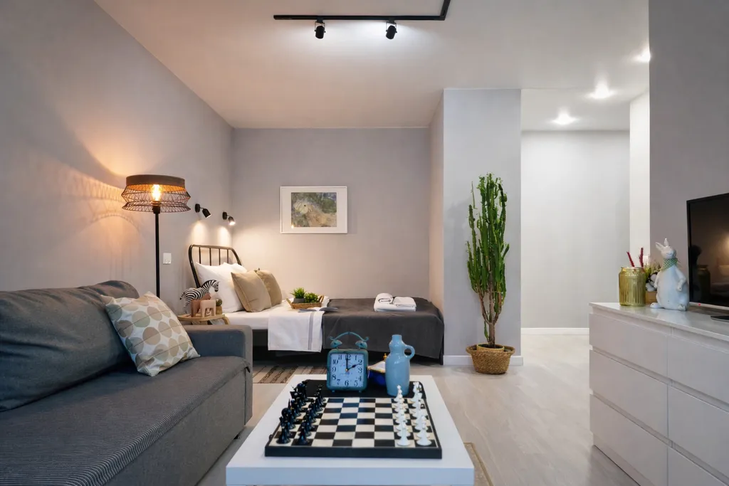 Квартира Квартира Студия от GoldenRing-Apartments — комфорт в центре города — Ярославль