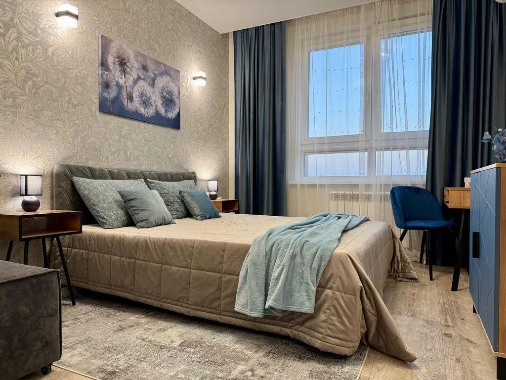 Вместительная евродвушка возле Тула Арены для 6 гостей