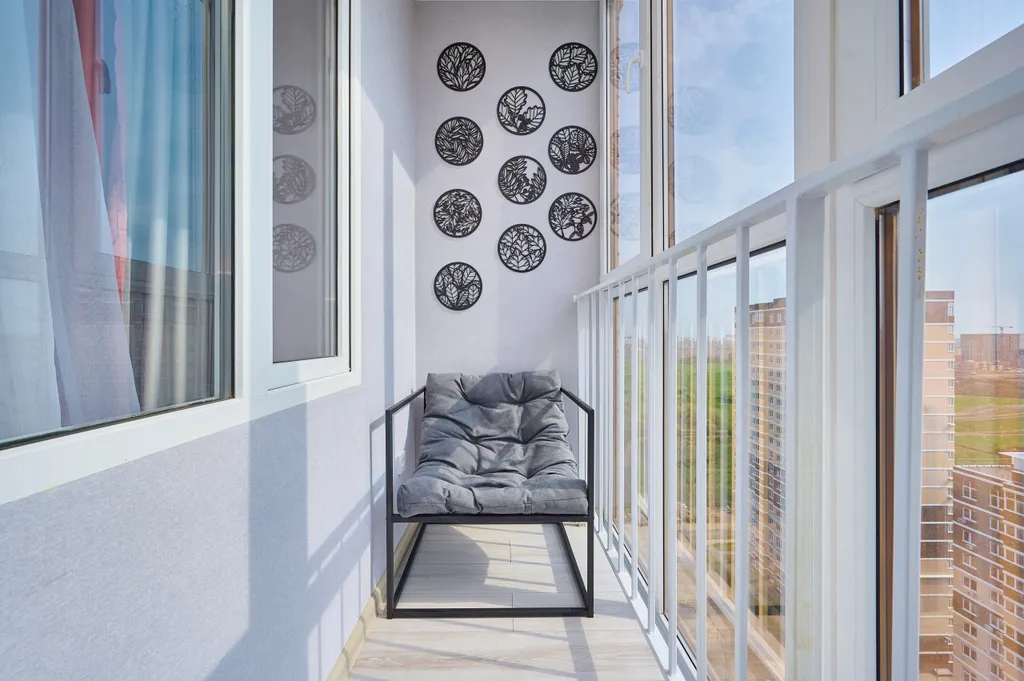 Студия для двух гостей с балконом