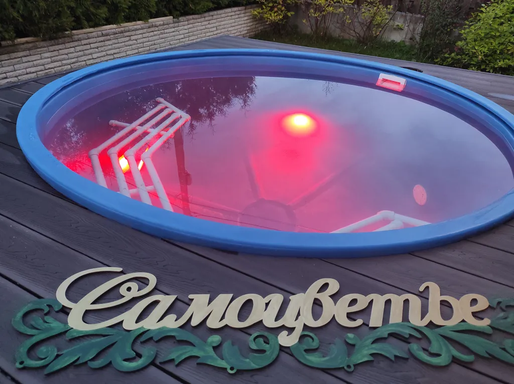 Коттедж Коттедж Сапфир с теплым бассейном и баней — Агалатово