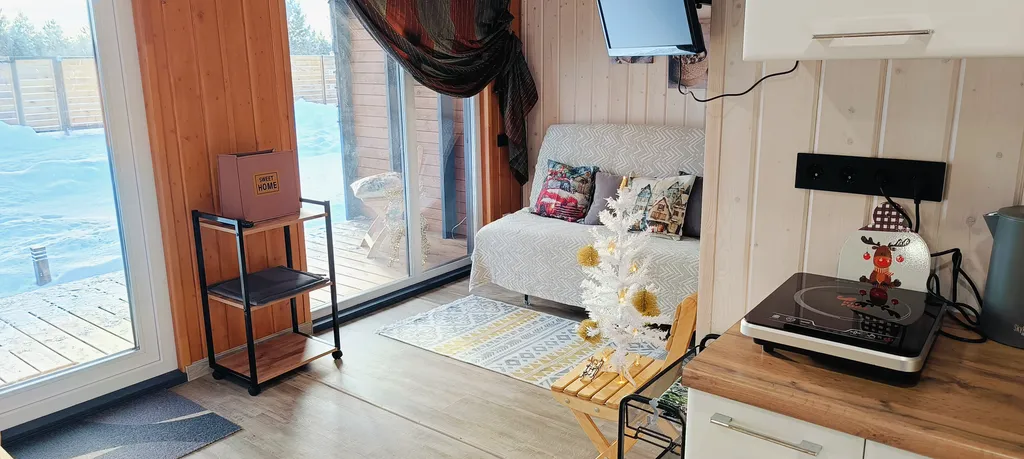 БарнОтдых с купелью, рядом лес и река