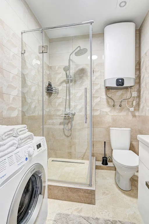 Студия МореСолнцеАпарт в ЖК Касабланка с балконом и видом на море