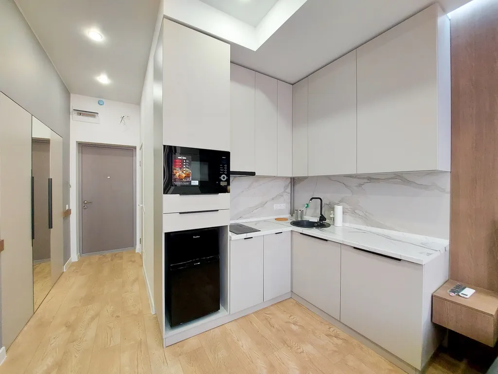 Квартира Квартира Студия Стандарт с двуспальной кроватью — Сириус