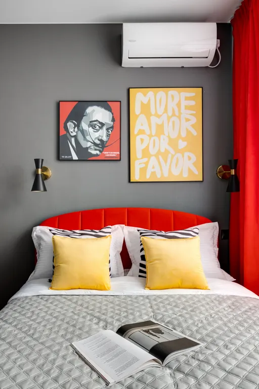 Квартира Квартира Стильная студия у ботанического сада Red — Москва