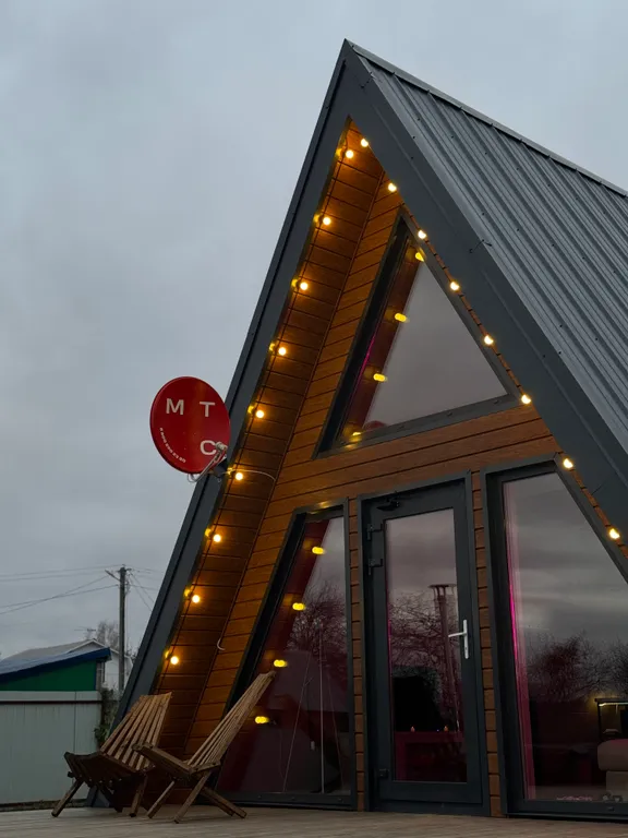 Коттедж Дом А-frame с банным чаном — Казань