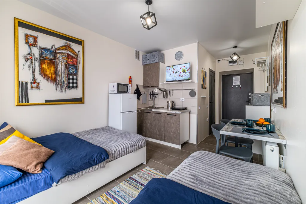 Стильная трехместная студия ЖК Гармония в Михайловске