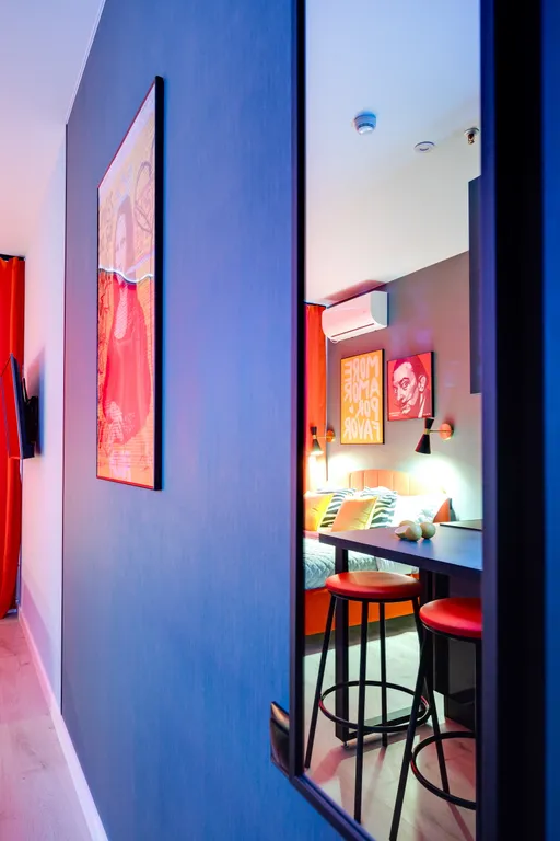 Квартира Квартира Стильная студия у ботанического сада Red — Москва