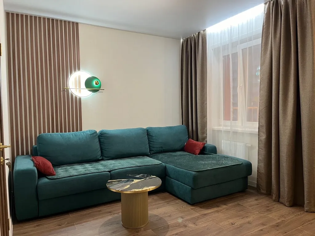 President lux с камином- однокомнатные апартаменты в центре города