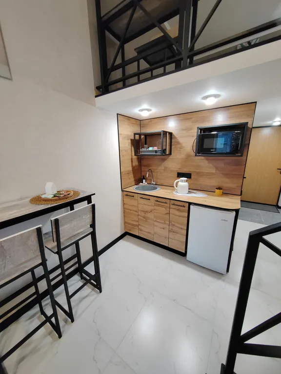 Светлая студия лофт