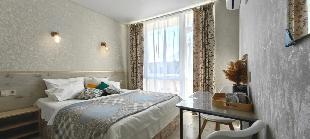 Уютный апарт с балконом, отопление, беседка, парковка