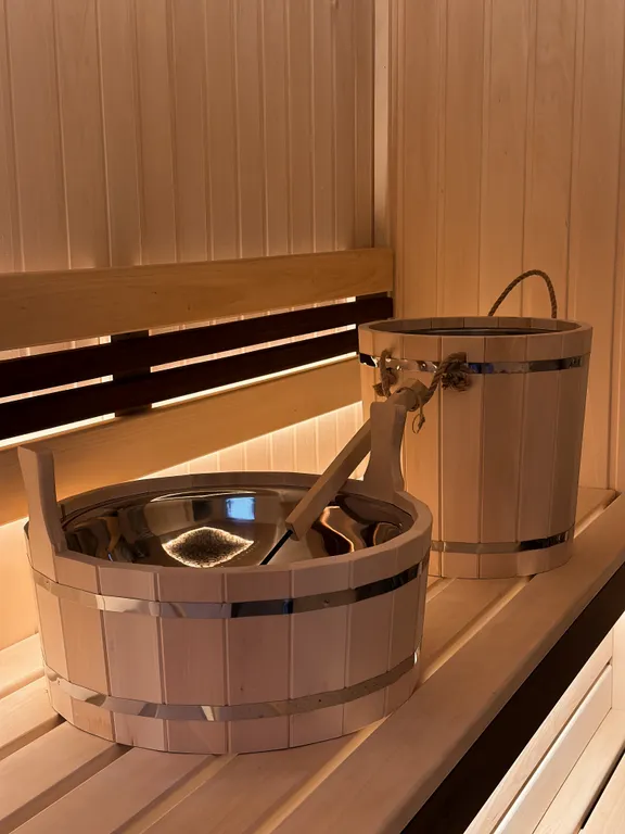 Коттедж Уютный гостевой дом с баней на дровах в сосновом лесу — Павловский Посад