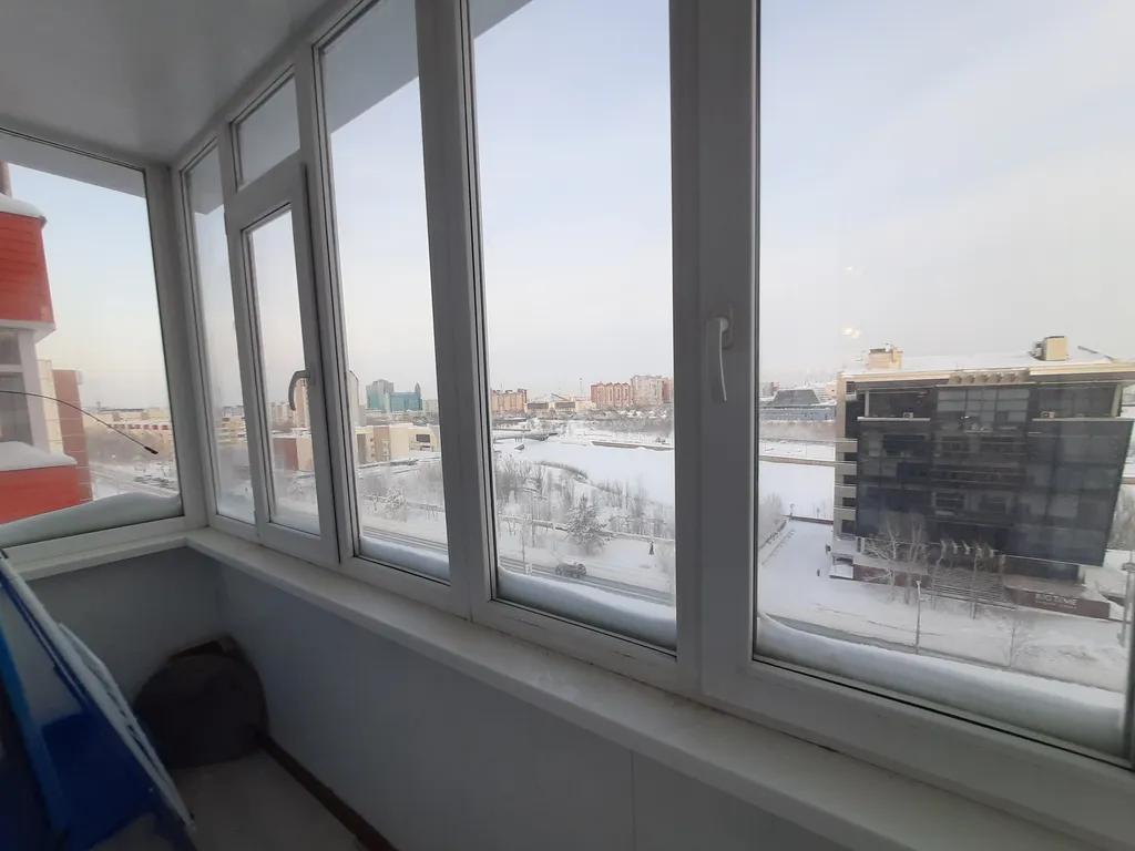 Большая квартира c красивым видом на город