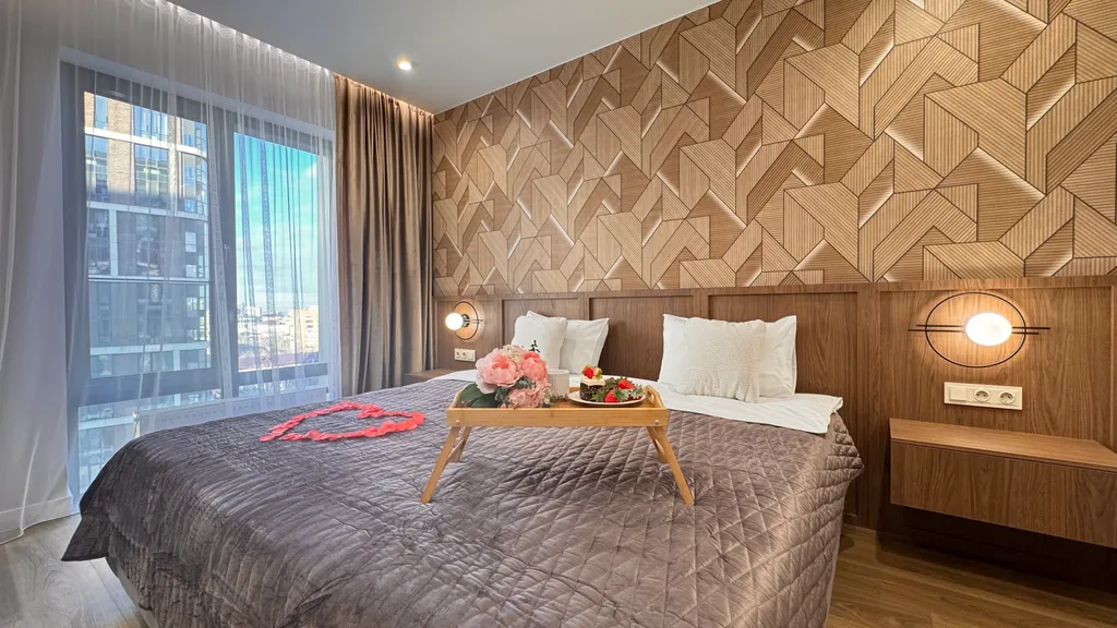 Квартира Апартаменты с шикарным видом в авторском квартале Машаров — аренда посуточно в Тюмень