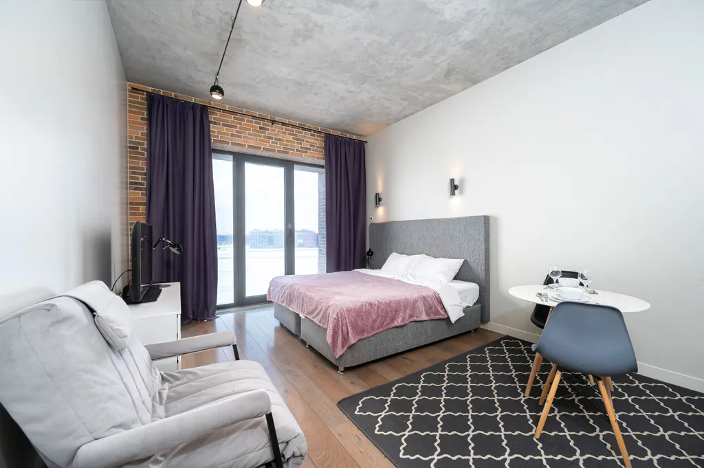 Квартира Студия в стиле лофт с панорамным видом — аренда посуточно в Санкт-Петербург