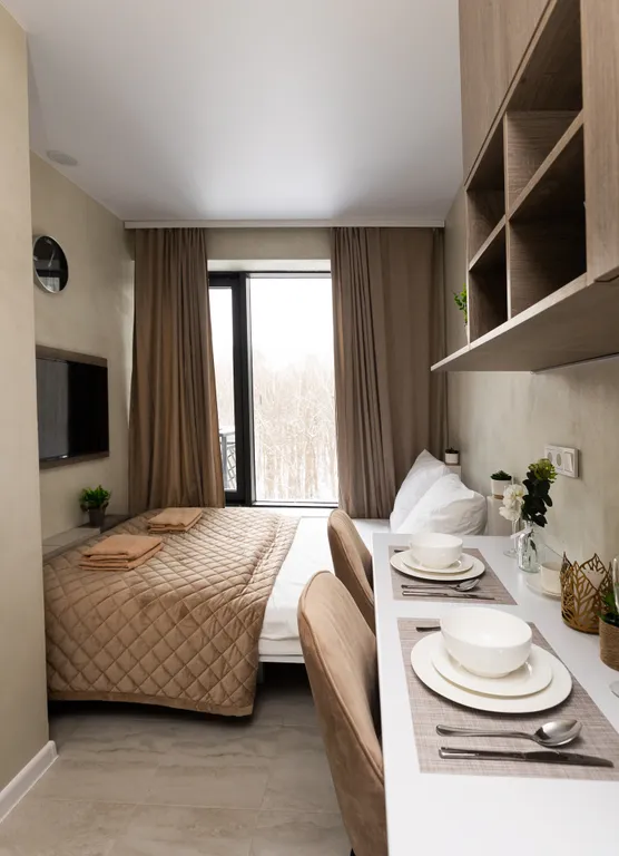 Уютная студия рядом с лесопарком