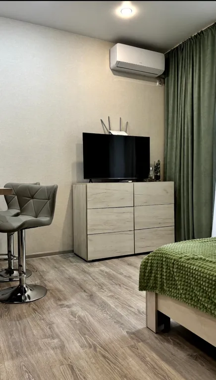 Студия в эко стиле в доме бизнес класса