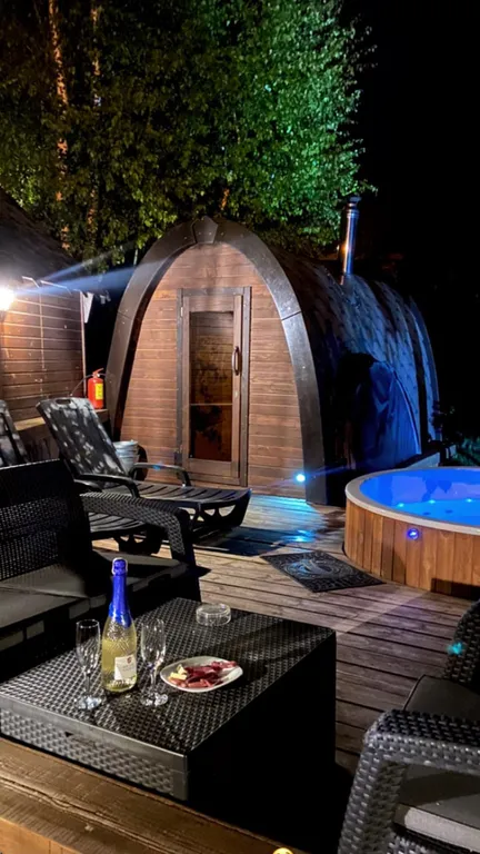 Домик 2  для семьи с камином