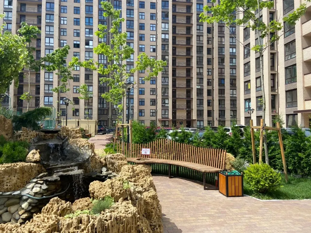 Квартира Квартира в доме с фонтаном, парковкой, зоной барбекю и отличным двором — Анапа