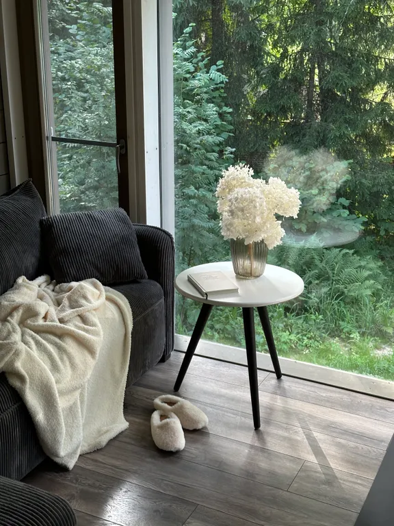 Уютный домик в ёлках