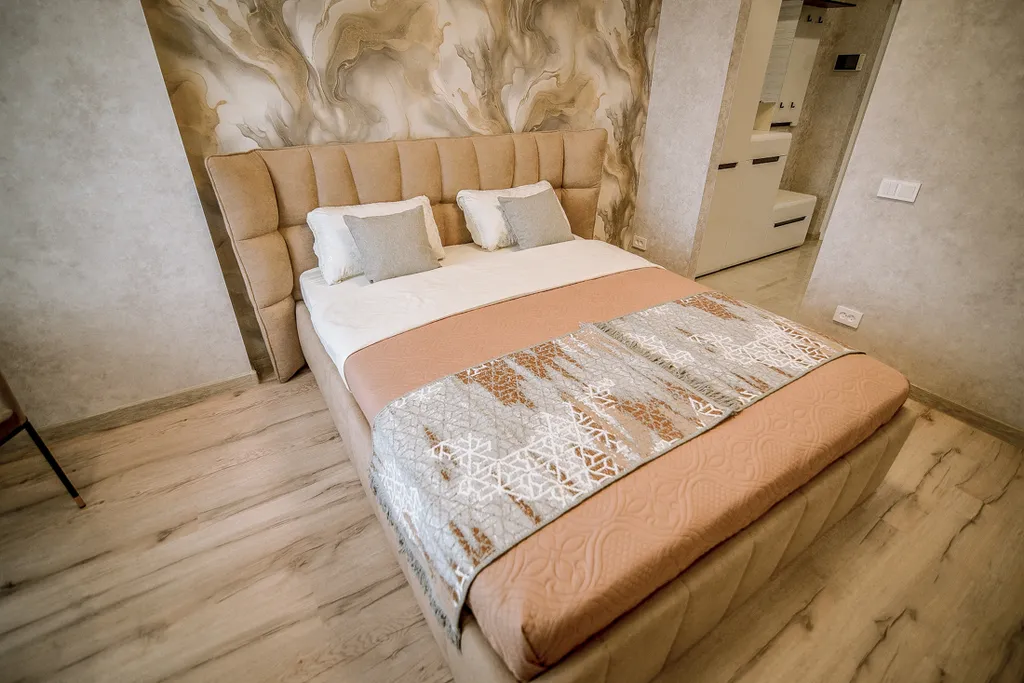 Уютная студия с красивым видом на город