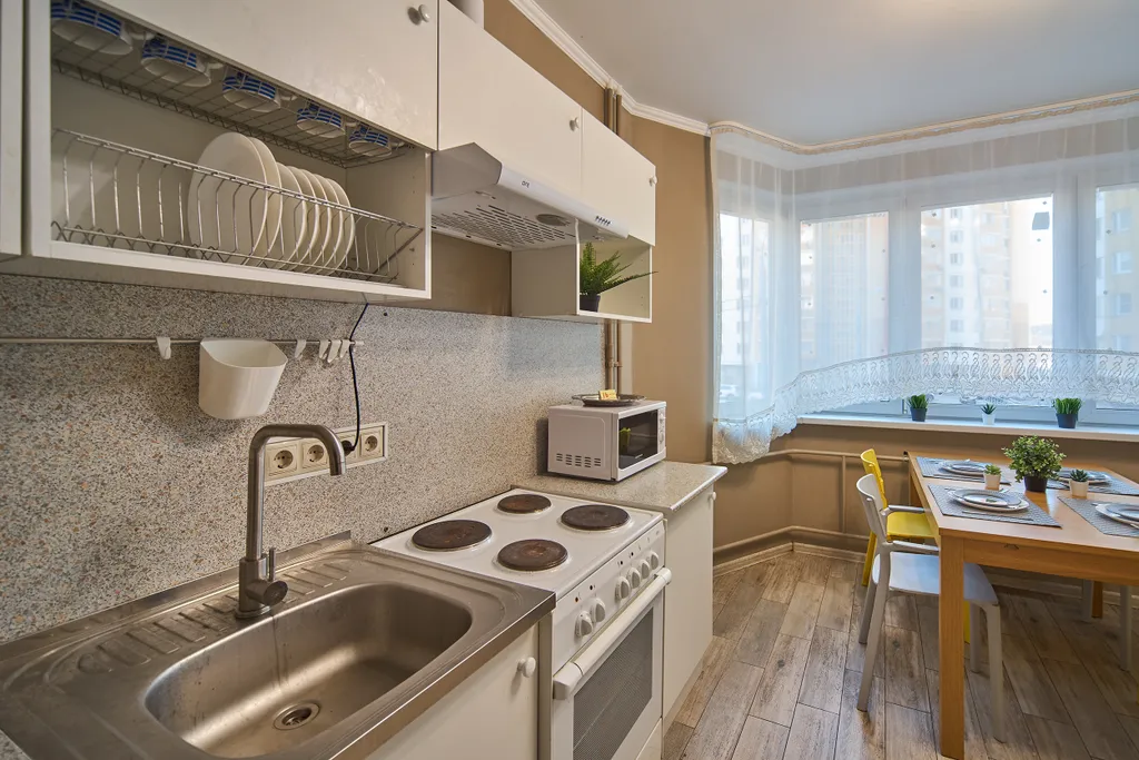 Вид на реку и крокус