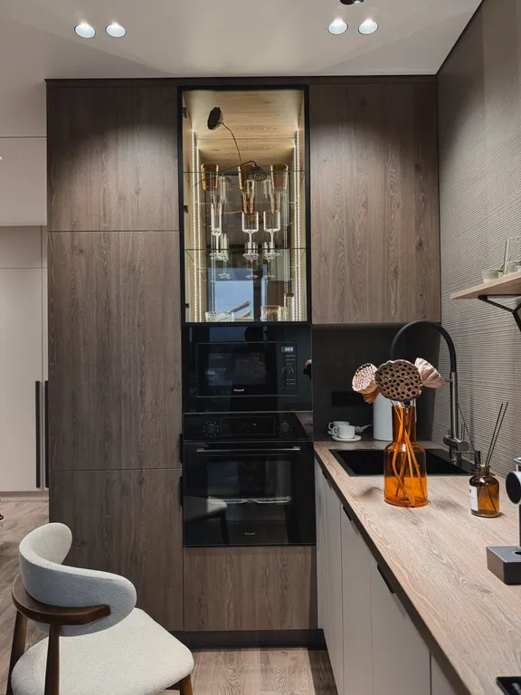 Квартира студия с дизайнерским ремонтом