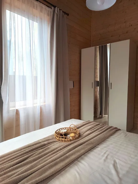 Коттедж Дом Какао с маршмеллоу с кинотеатром на террасе в КП Грин Лаундж — Истра