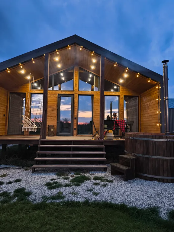 Глемпинг Мечта у Волги с бочкой Фурако