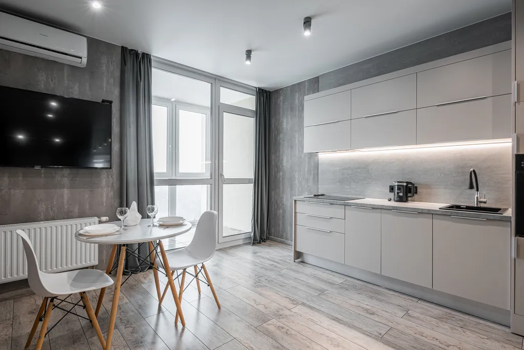 Квартира Шикарная студия с видом на парк Челюскинцев — Минск