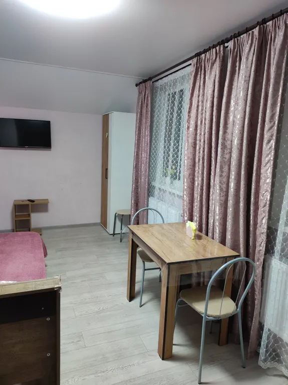 Уютная комната с кухней