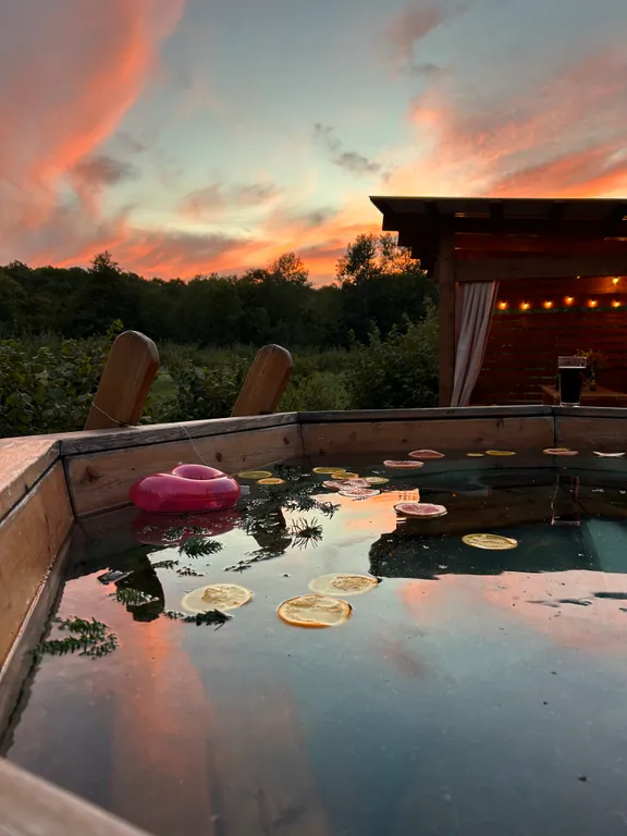 Стильный Афрейм-дом у леса