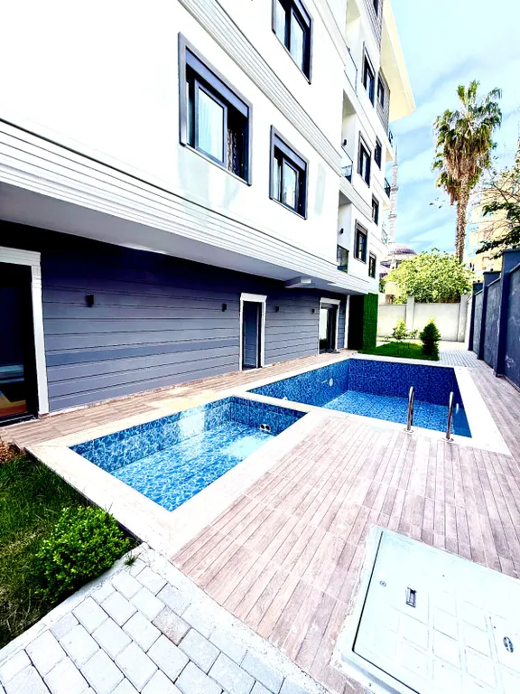 Аланья/Клеопатра 2+1 дуплекс с выходом в сад