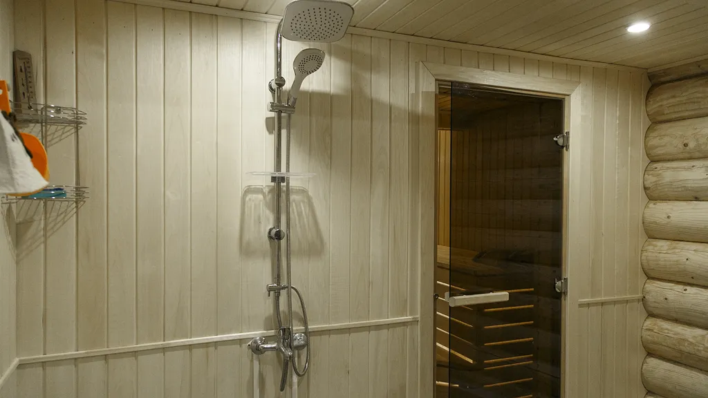 Семейный дом с баней у озера