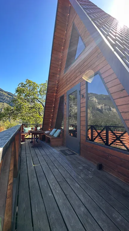 A-frame дом в уютном и тихом уголке