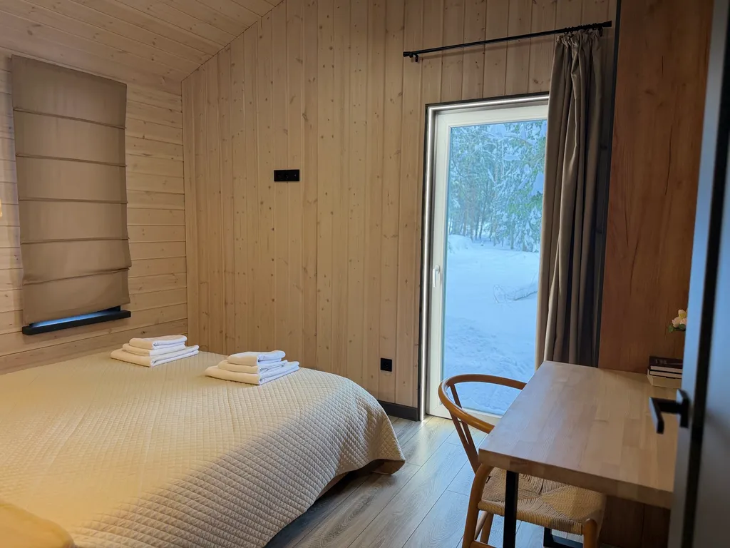 Тихий дом с камином и сауной