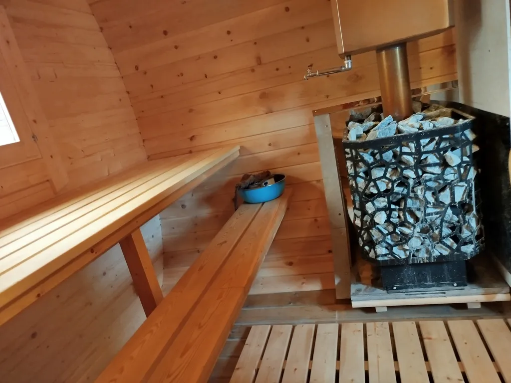 Афрейм с баней и чаном