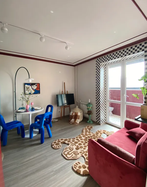 Уникальная и яркая квартира