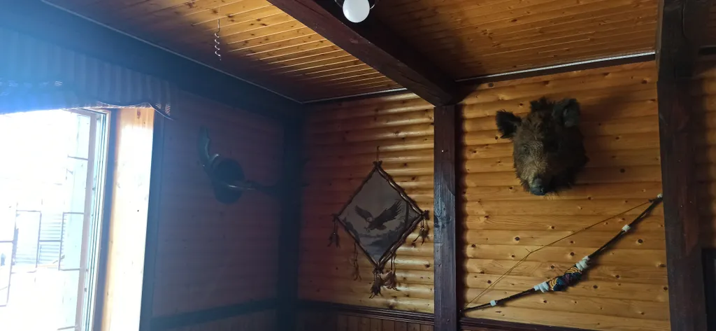 Дом с сауной, мангалом, три спальни, закрытая парковка.
 Новый год