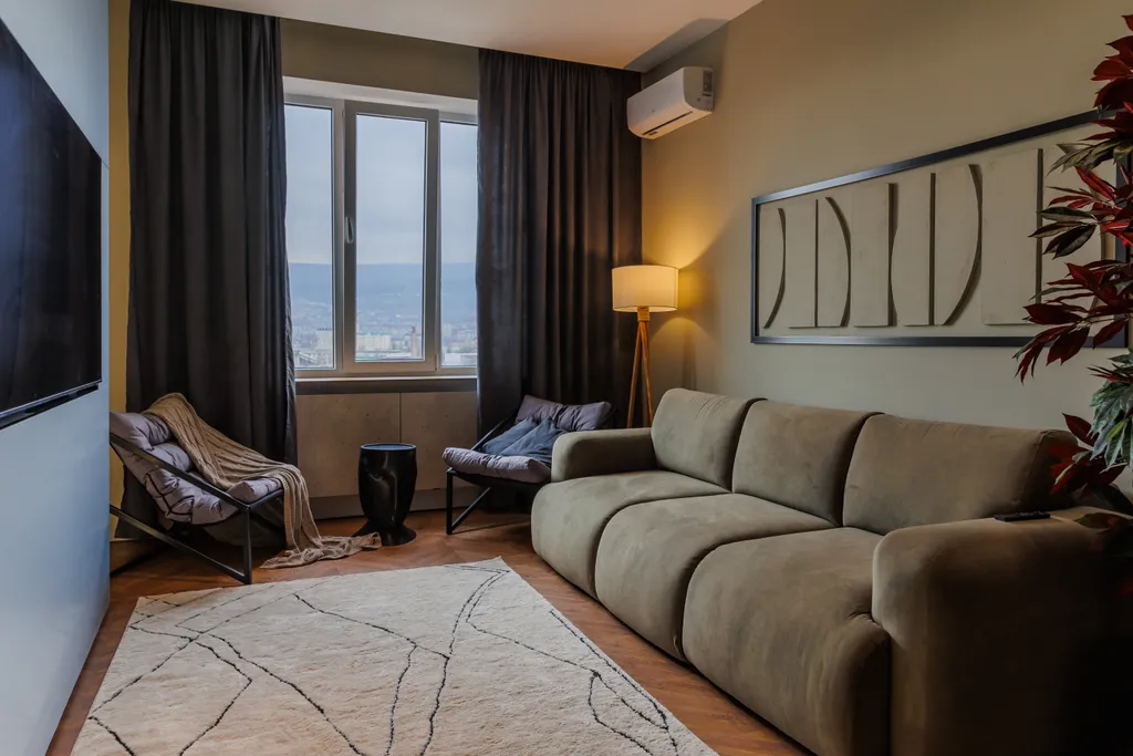 Видовые апартаменты с мастер ванной