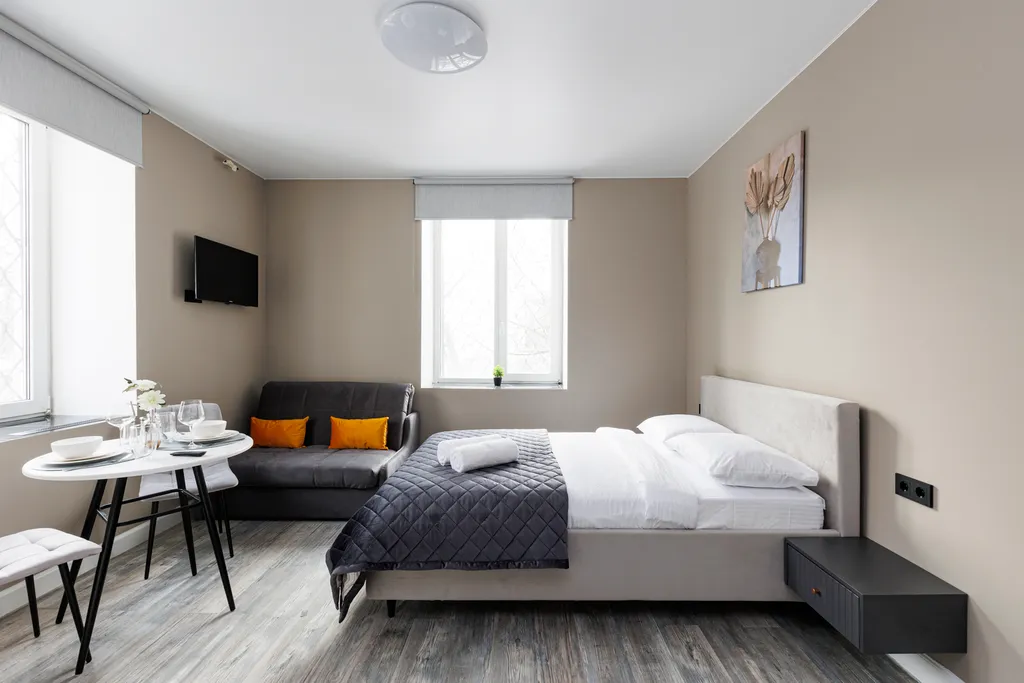 Квартира Квартира Дизайнерская студия на западе Москвы — Москва