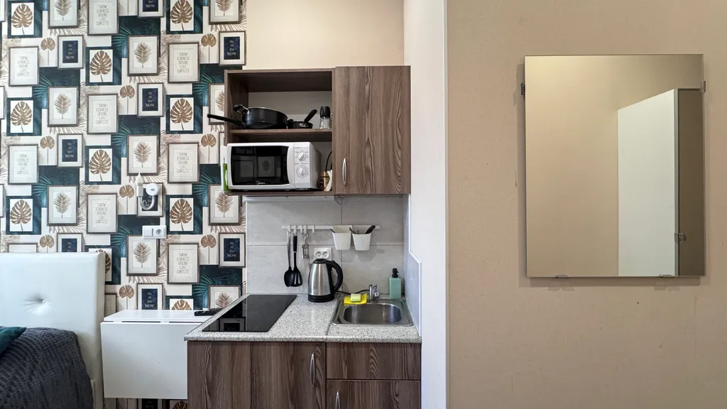 Квартира Хорошая квартира-студия рядом с метро — Санкт-Петербург