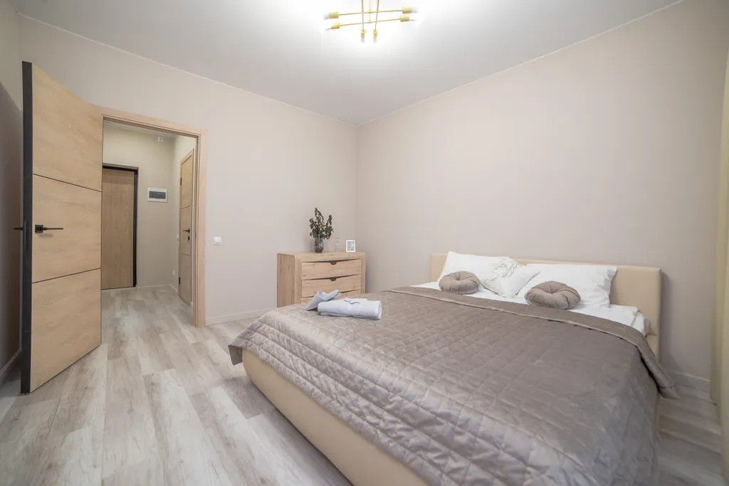 Евродвухкомнатная квартира рядом с метро Ботаническая для 4