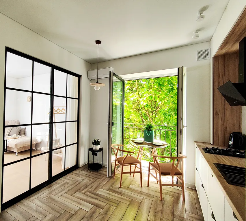 Уютная квартира с видом на парк